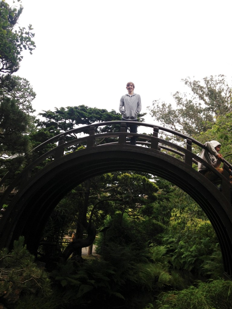 Kai at the Japanese Tea Garden