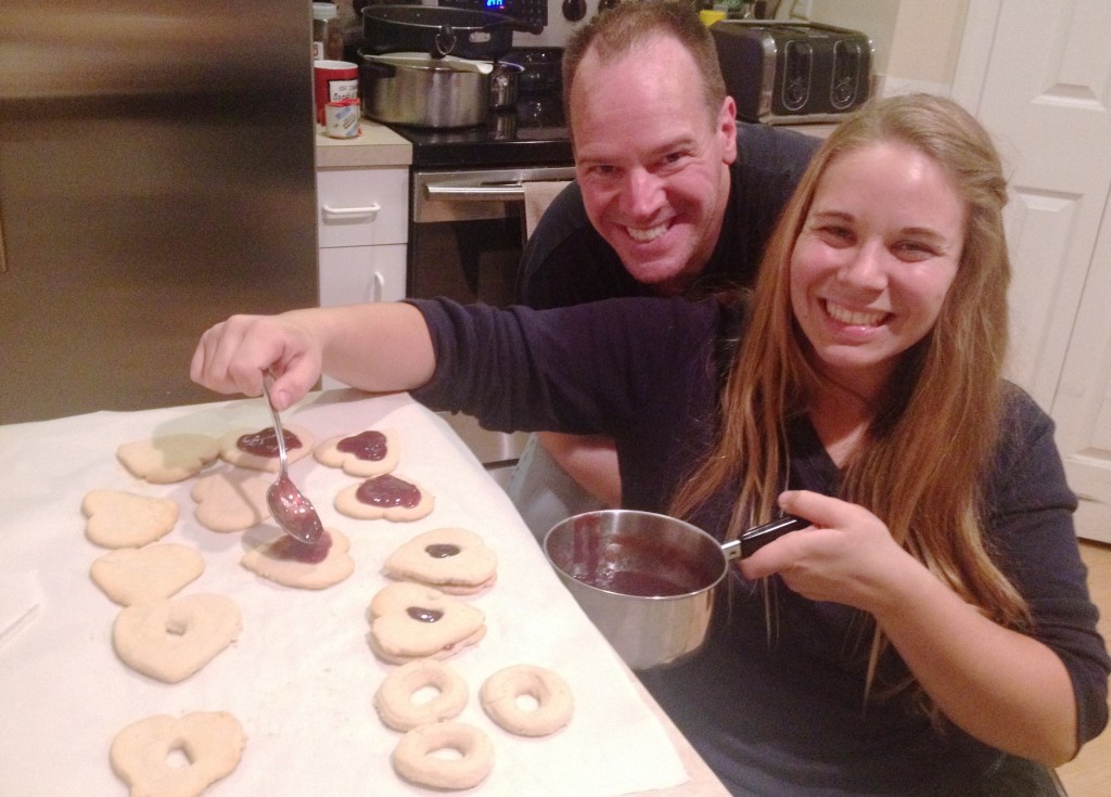 making cookies